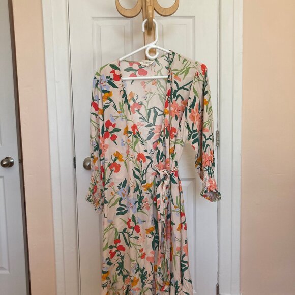Beautiful PartTwo floral wrap dress - size 44 - Picture 1 of 4